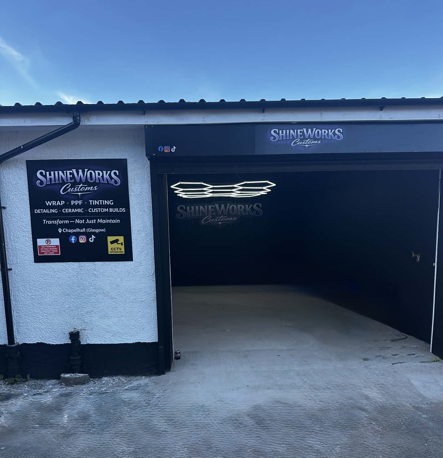 ShineWorks Customs workshop